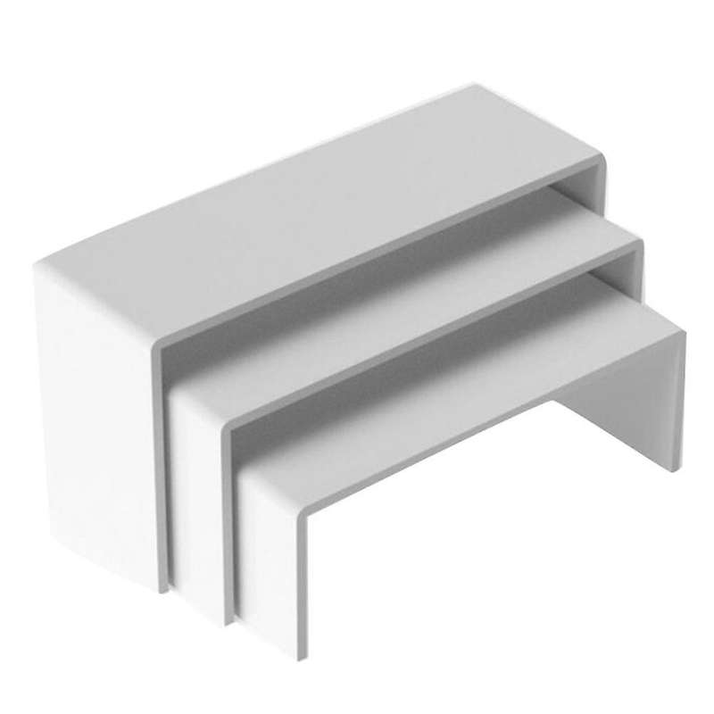 3pcs/set 3mm Acrylic U Type Hand-run Display Stand -white