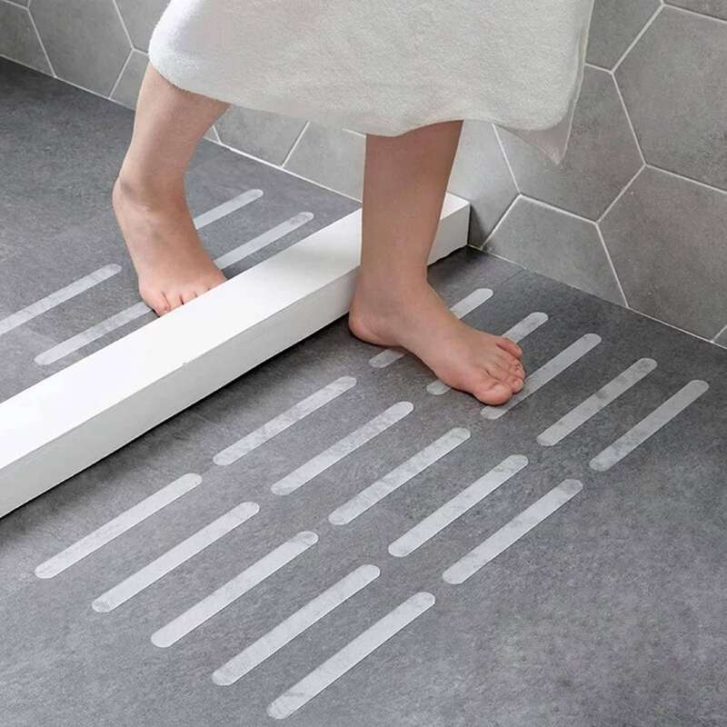 40pcs Anti-slip Strips Safety Shower Treads Bathtub Non Slip Stickers