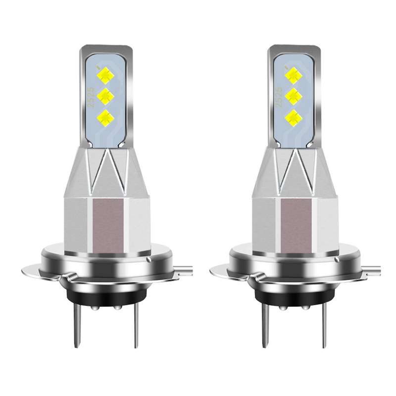 2pcs H7 Led Bulbs Motorcycle Headlight 20000lm 6000k White Light