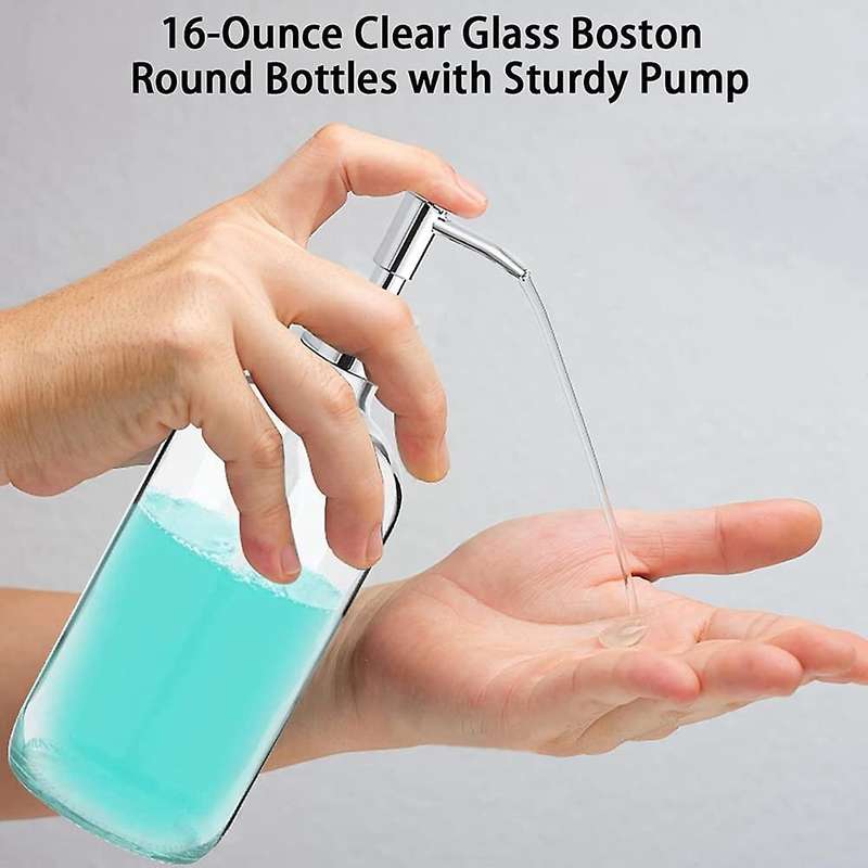 Soap Dispenser Clear Glass Soap Dispenser