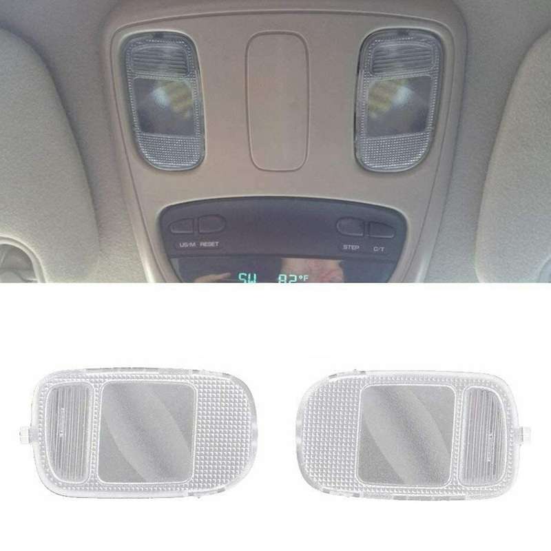 2pcs Car Roof Reading Light Cover for Dodge Ram 1500 2500 3500 4500