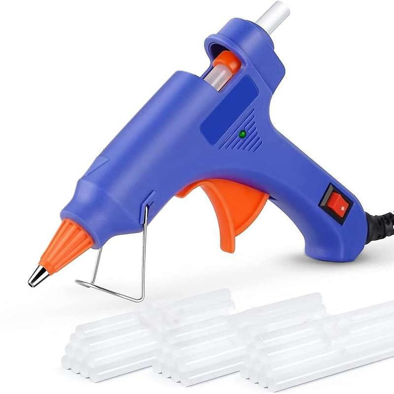 Hot Gnu Kit with 30 Glue Sticks for School Crafts 20w, Blue Us Plug