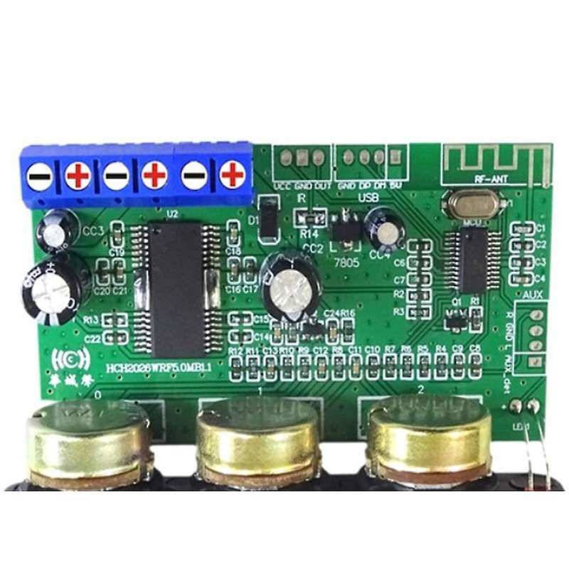 Bluetooth 5.0 Amplifier Power Audio Board 30w, with Usb Line