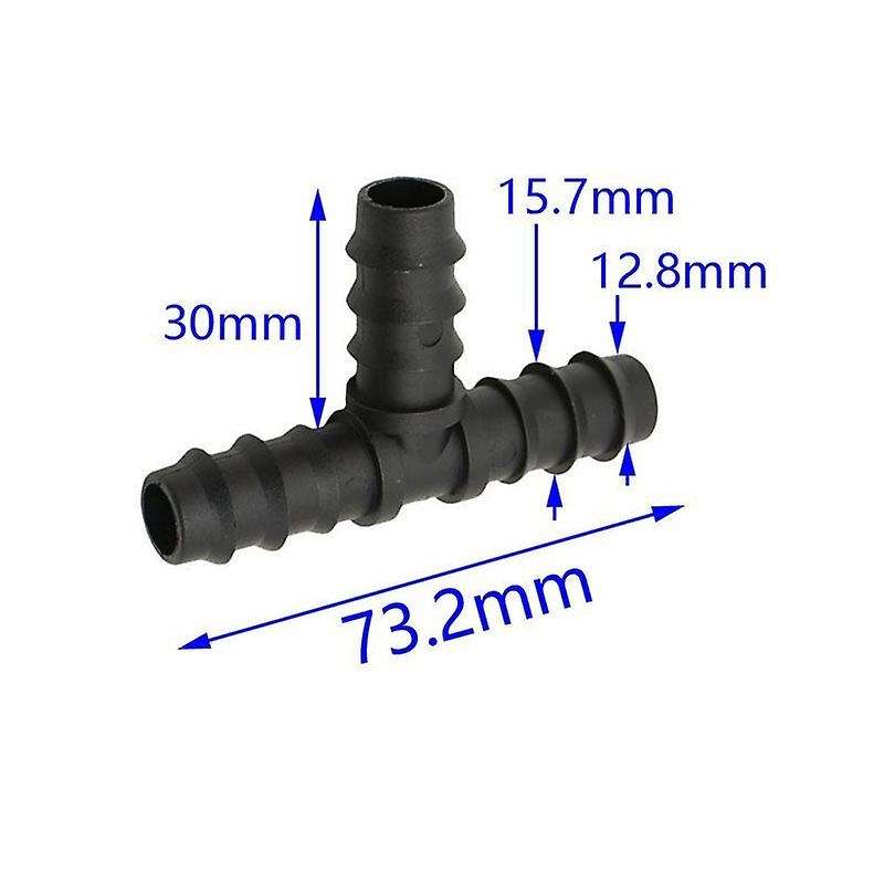 16mm Hose Tee Water Splitter 1/2inch Garden Hose 3-way Connector