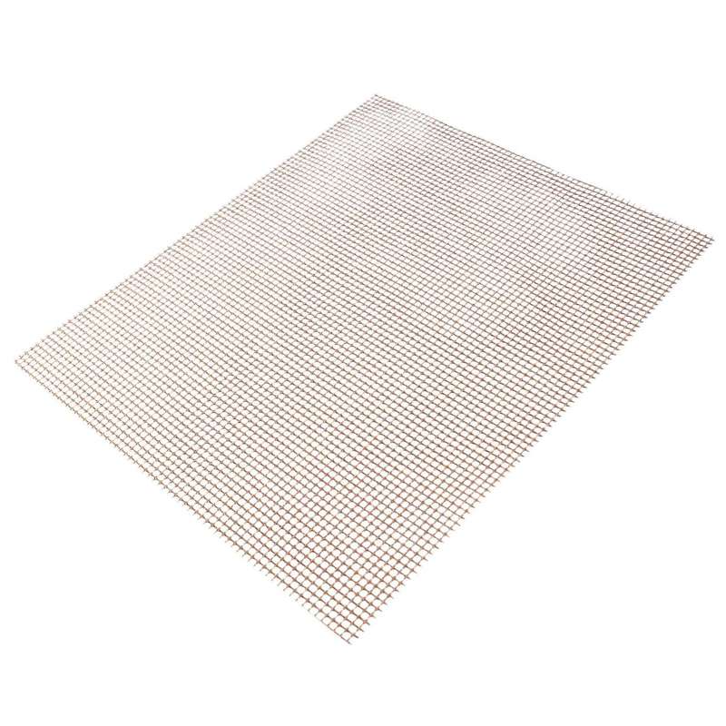 Bbq Grill Mesh Mat-set Of 5 Non-stick Reusable Heavy 13x15.75 Inch