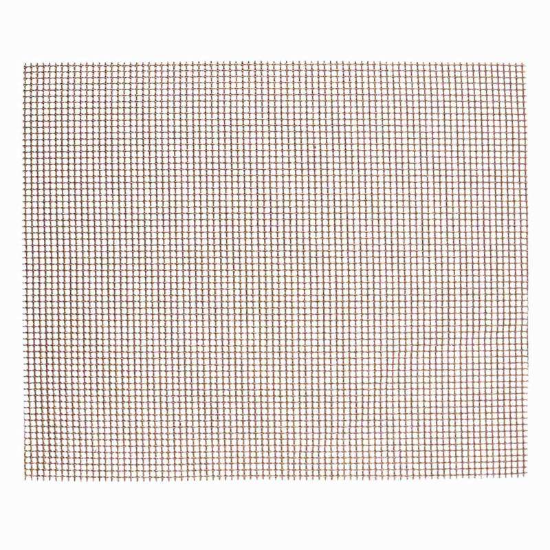 Bbq Grill Mesh Mat-set Of 5 Non-stick Reusable Heavy 13x15.75 Inch