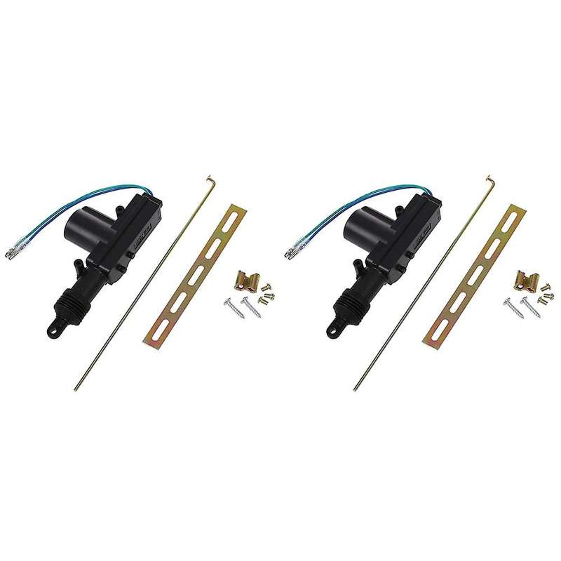 2x Universal Zv-stellmotor Fr Zentralverriegelung 12v Verschluss