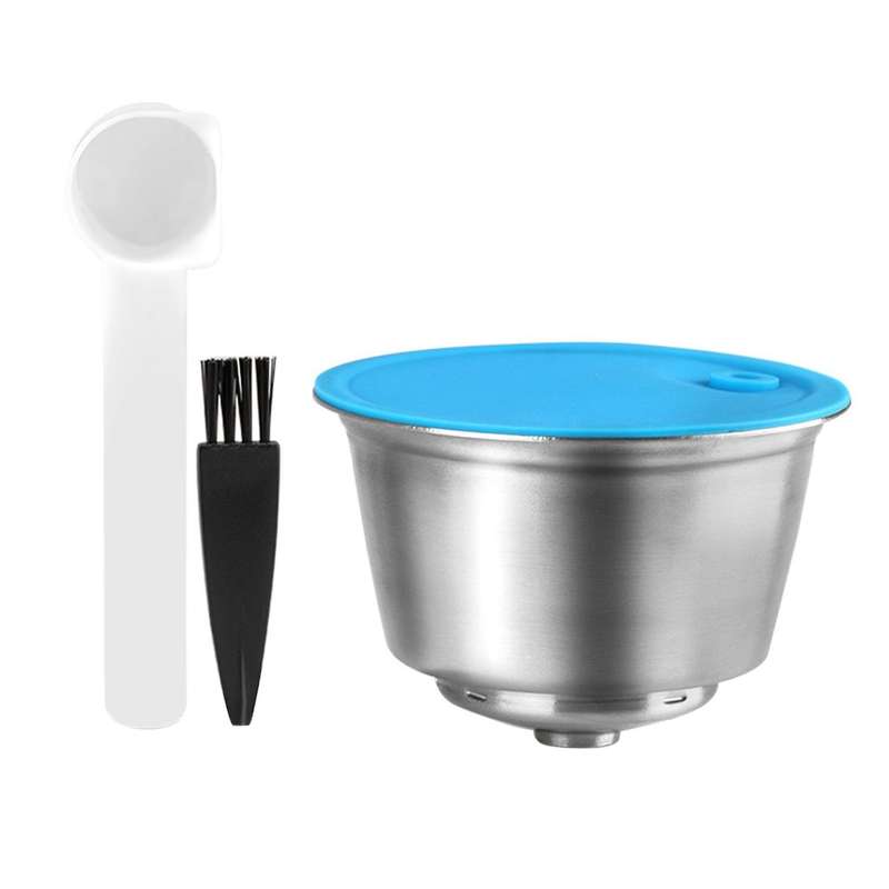 Reusable Capsula,stainless Steel Coffee Filter (with Spoon&brush)