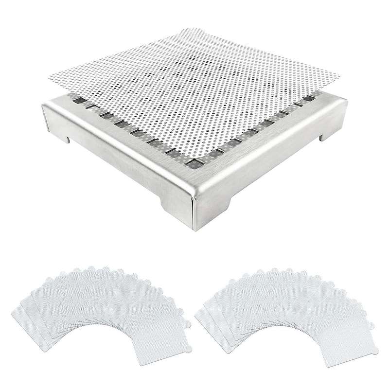 25 Pcs Drain Hair Catcher Disposable Catcher (6inch Regular Square)