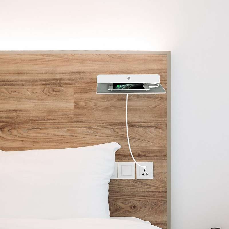 Acrylic Wall Mount Display Shelf for Bluetooth Speaker, Webcam-clear