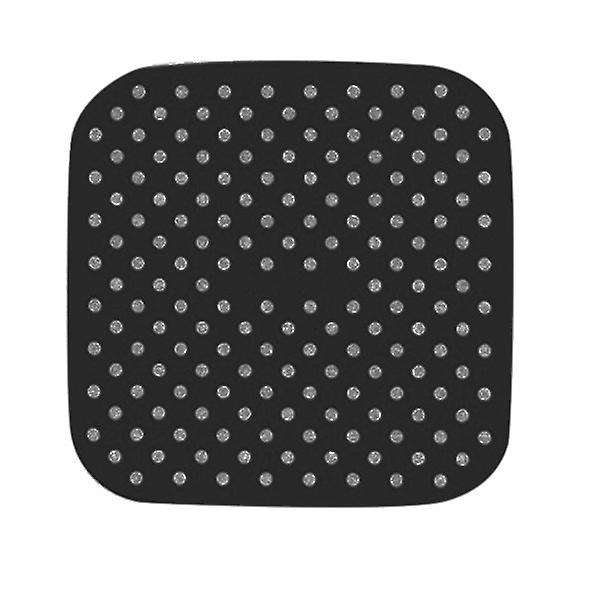 Reusable Air Fryer Liners,non Stick Surface,set Of 3 9x9inch,black