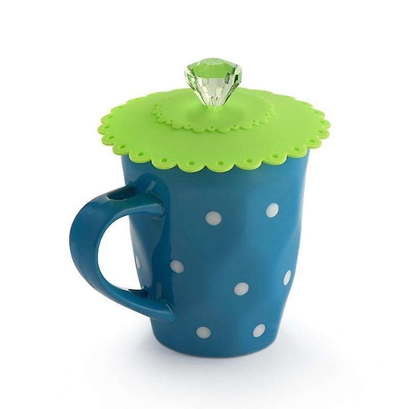6pcs New Cute Anti-dust Silicone Glass Cup Cover Coffee Mug Cover