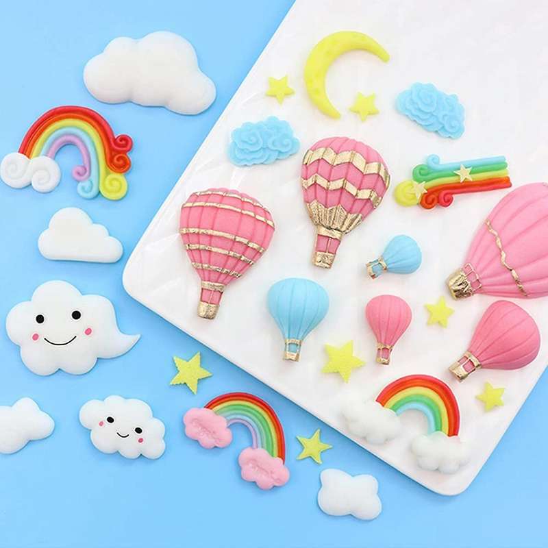 Silicone Fondant Molds Candy Chocolate Mold for Diy Crafting Cake