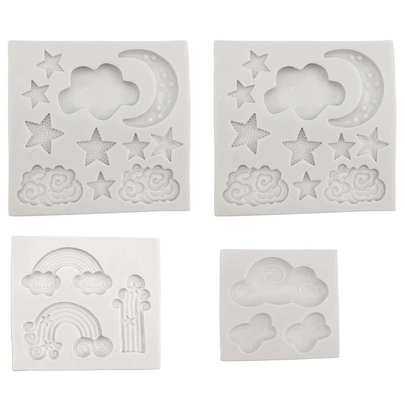 Silicone Fondant Molds Candy Chocolate Mold for Diy Crafting Cake