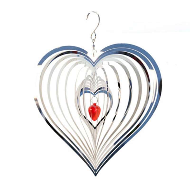 Stainless Steel Stereo Rotating Metal Wind Chime Wind B