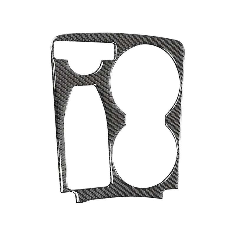 Armrest Box Water Cup Holder Panel Carbon Fiber Decoration Sticker