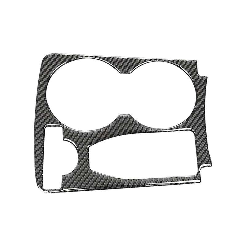 Armrest Box Water Cup Holder Panel Carbon Fiber Decoration Sticker