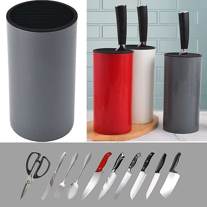 Universal Knife Holder,for Protecting Blade Space Saver(gray)