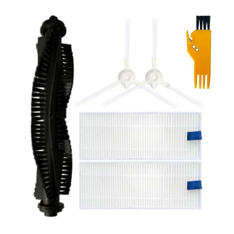 Main Side Brushes Hepa Filter Kit for Qihoo 360 S6 Robot Cleaner