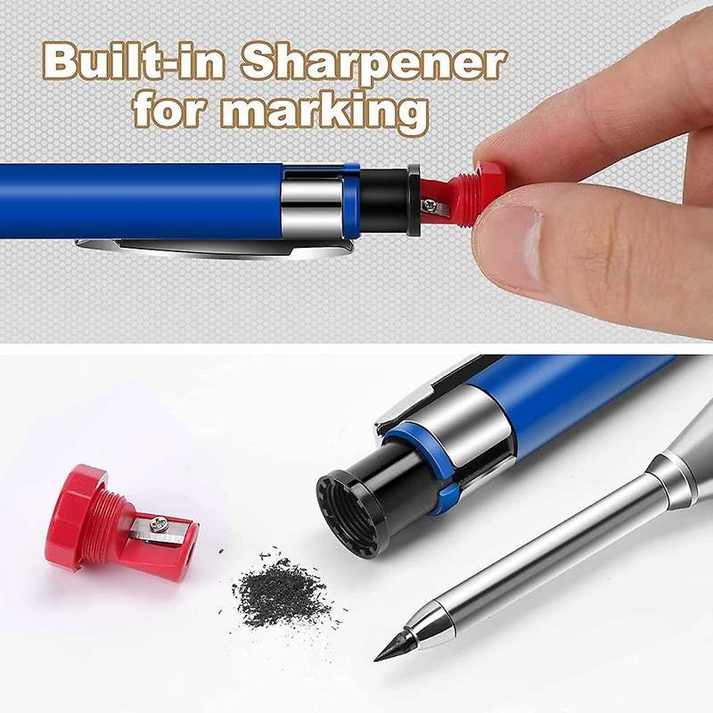 Mechanical Carpenter Pencils Construction Pencils Heavy Duty Blue