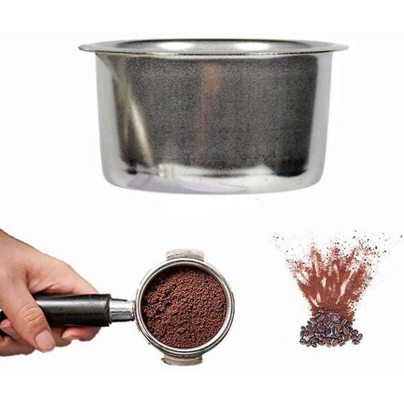 4pcs 51mm Pressureless Filter Basket Durable 4-cup Coffee Filter Cup