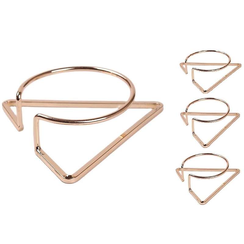 Simple Nordic Style Napkin Buckle Tableware Ornaments Napkin Ring