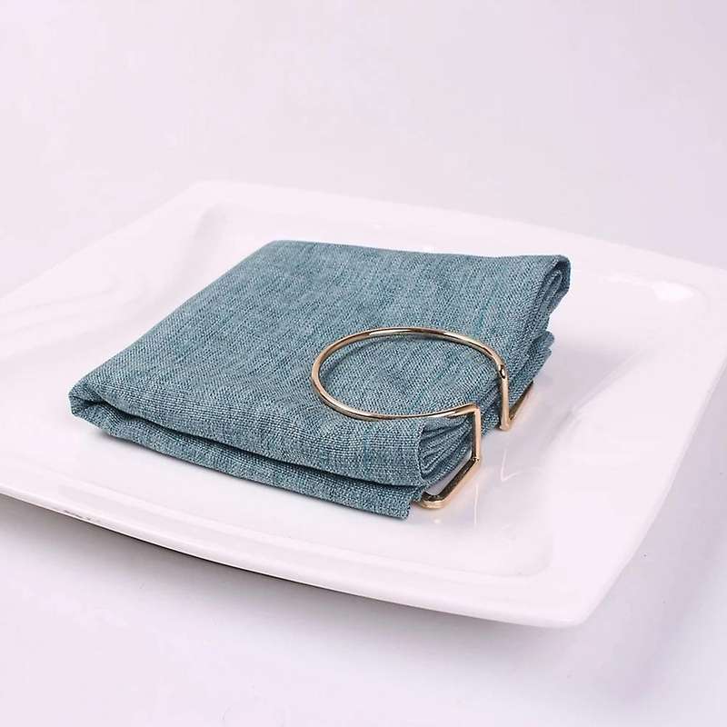 Simple Nordic Style Napkin Buckle Tableware Ornaments Napkin Ring