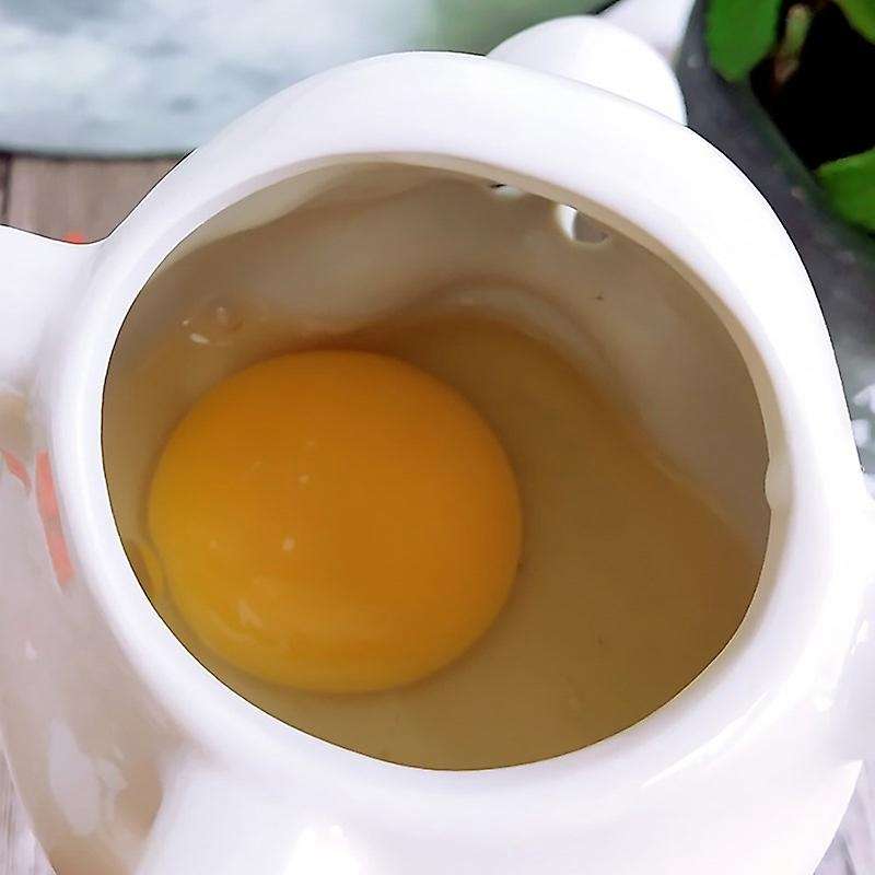 Cermic Big Nose Egg Divider Cartoon Egg Yolk Separators Handle Filter