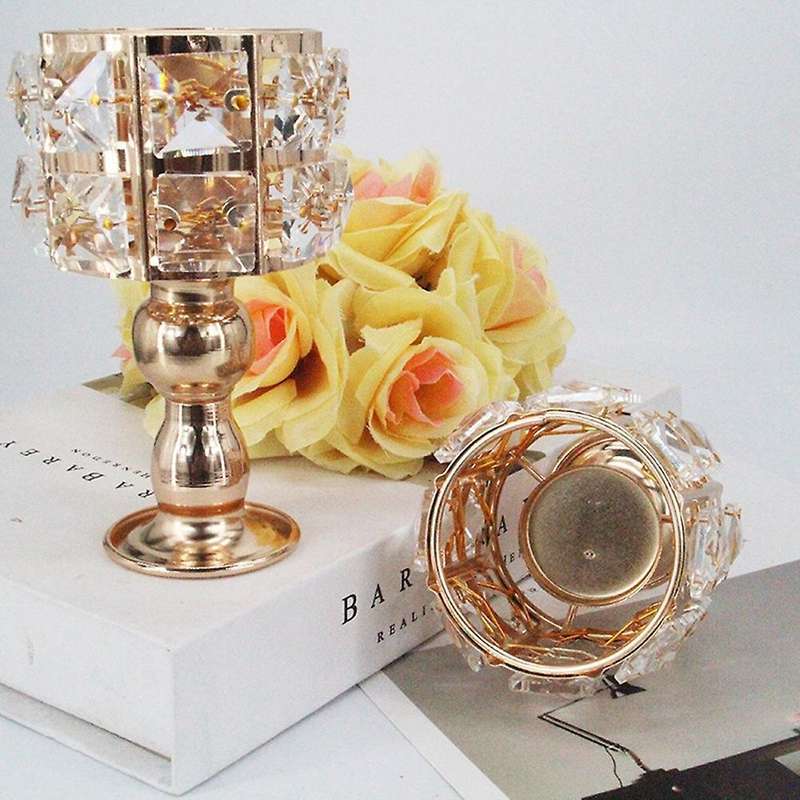 Crystal Votive Tealight Candle Holder Candlestick Home Table Decor ,s