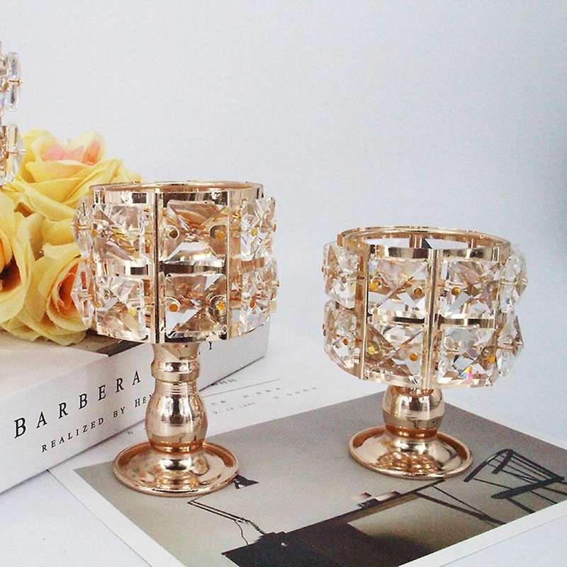 Crystal Votive Tealight Candle Holder Candlestick Home Table Decor ,s