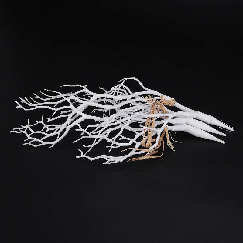 6 X Artificial White Dry Plant Tree Branch Wedding Party Decor