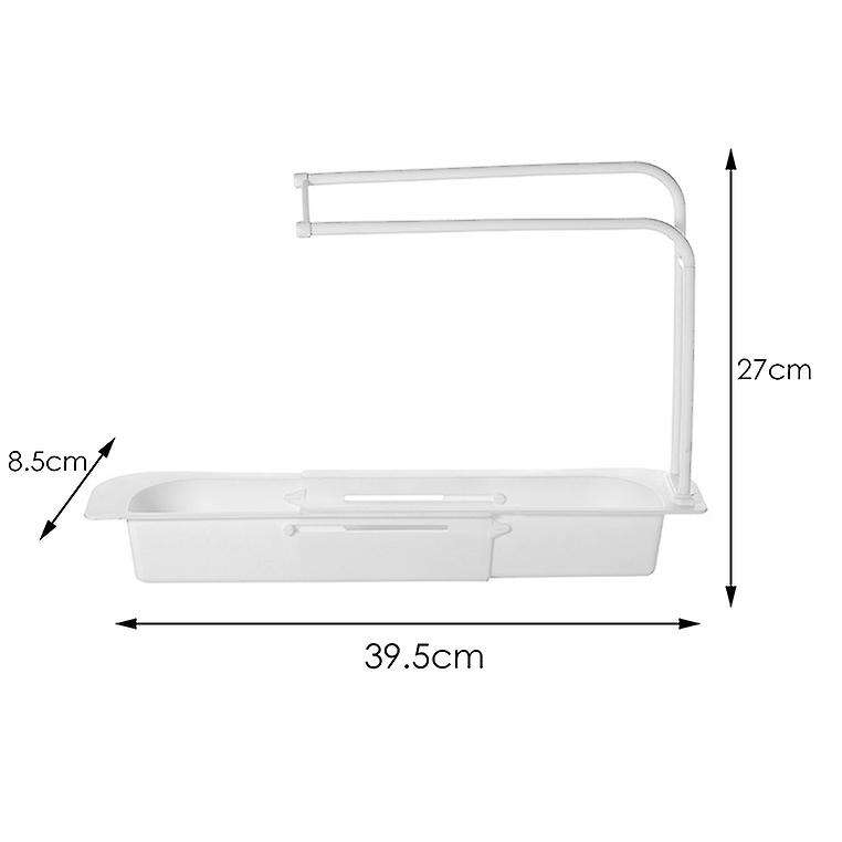 2pcs Telescopic Sink Storage Rack,adjustable Expandable for Kitchen