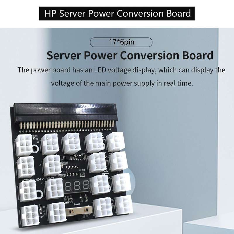 Breakout Board 17 Port 6pin Led Display Power Module Server Adapter