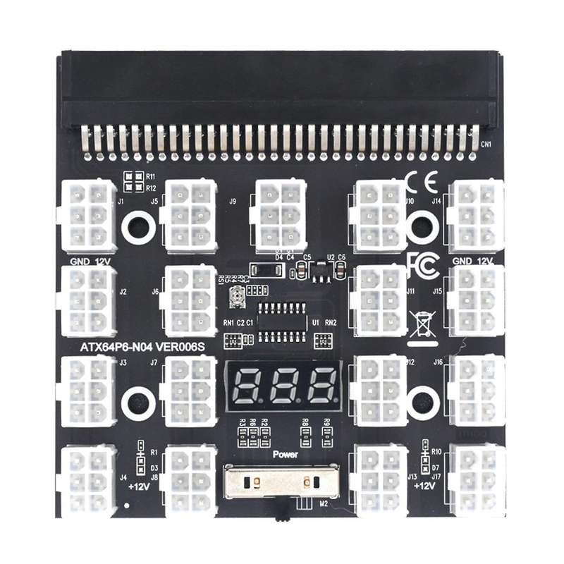 Breakout Board 17 Port 6pin Led Display Power Module Server Adapter