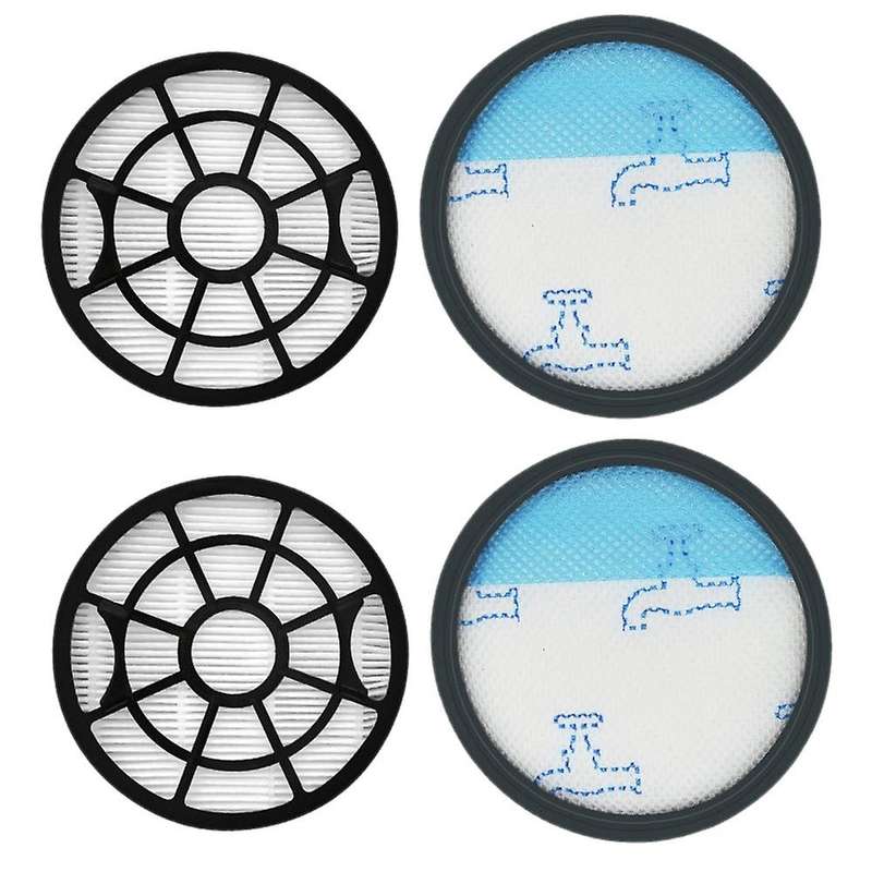 4pcs for Rowenta Zr904301 Vacuum Cleaners Washable Pre & Post Filters