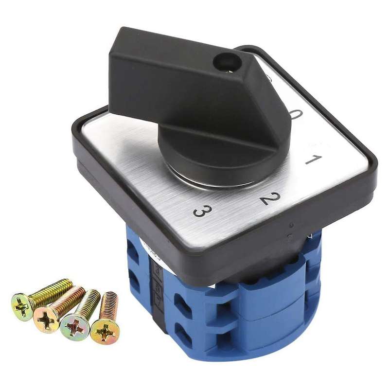220v 20a 4-pole 2-pole Rotary Selector Switch Universal Cam Switch