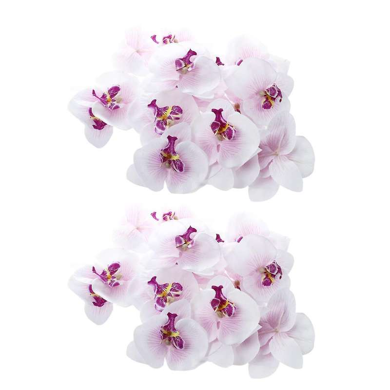 20x 9cm Orchidee Papillon Artificielle Tete De Fleur Decor