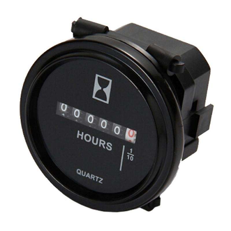 Snap In Hour Meter Round Lcd Hour Meter Quartz Hour Meter Ac110-250v