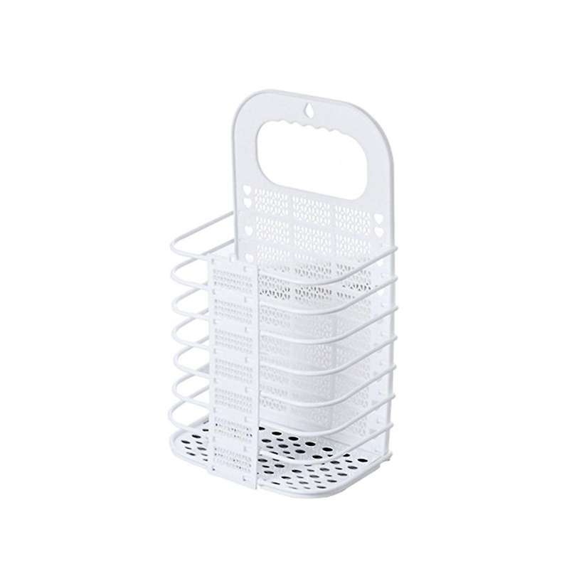 Wall Mounted Foldable Laundry Basket Dirty Clothes Storage Basket -f