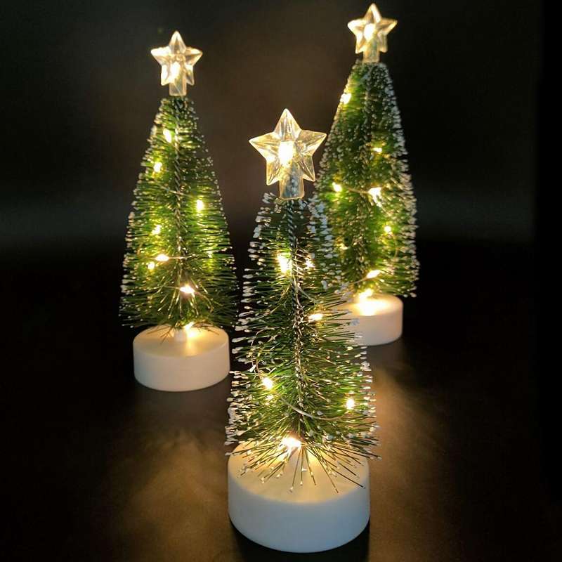 3pack Mini Christmas Tree Cedar Desktop Christmas Tree Small