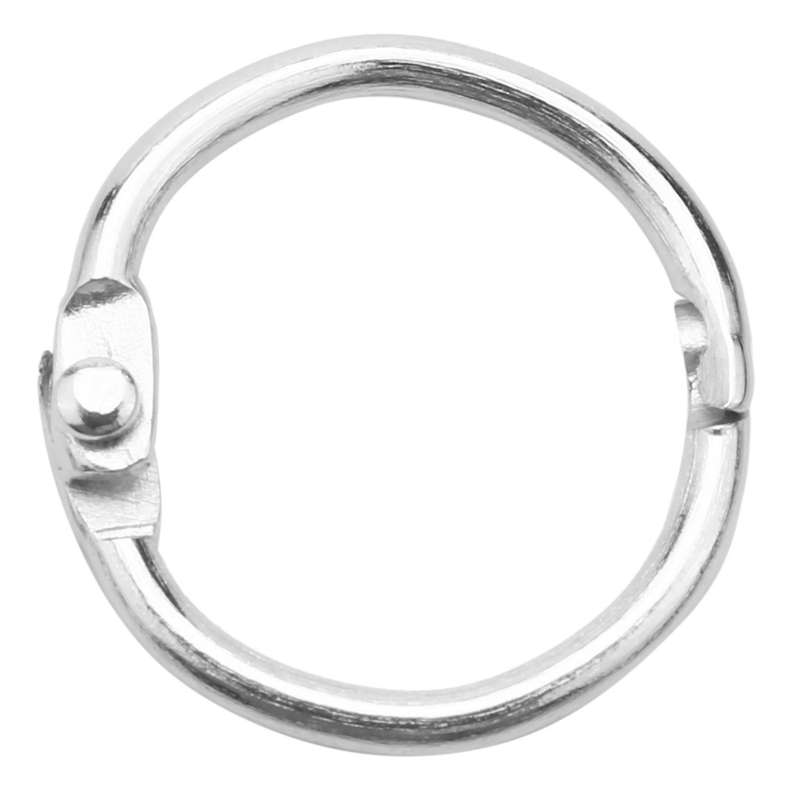 100pcs 25mm Loose Leaf Binder Rings for Scrapbook/album/craft