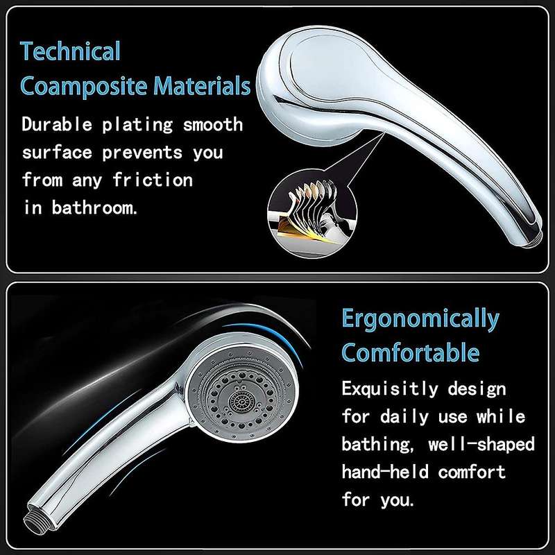 Shower Head,universal Adjustable Power Hand Shower, for Bathroom