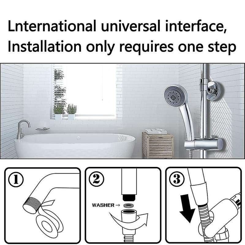 Shower Head,universal Adjustable Power Hand Shower, for Bathroom