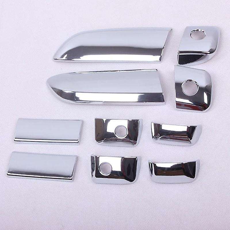10 Car Abs Chrome Door Handle Bowl Panel for Toyota Hiace 2005-2015