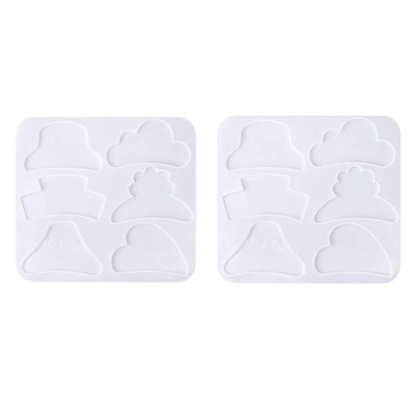 1 Set Hair Grasp Clip Crystal Epoxy Mold Accessories Casting Tool