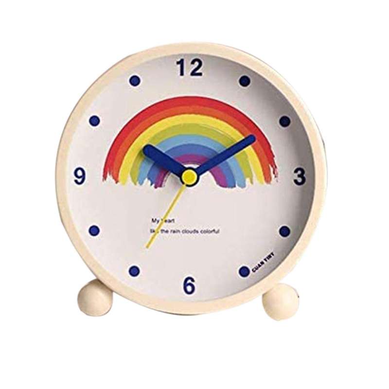 Mute Night Light Function Fashion Student Bedside Bedroom Alarm Clock