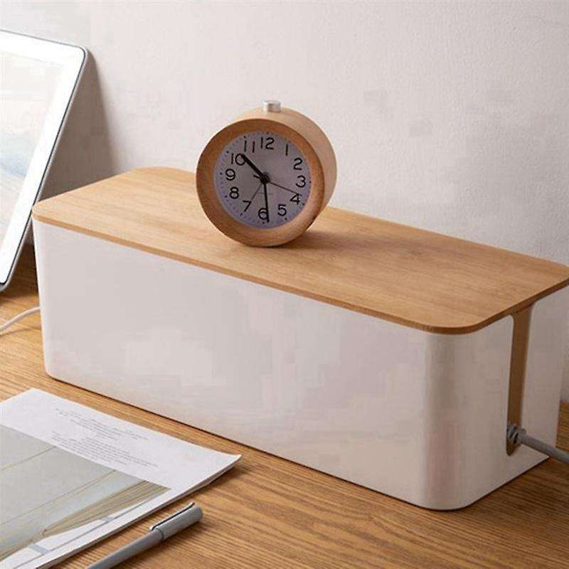 Cable Storage Box Power Socket Organizer Cable Tidy Storage Box-f