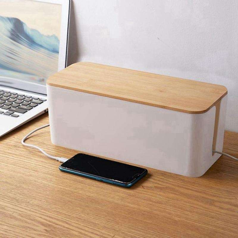 Cable Storage Box Power Socket Organizer Cable Tidy Storage Box-f