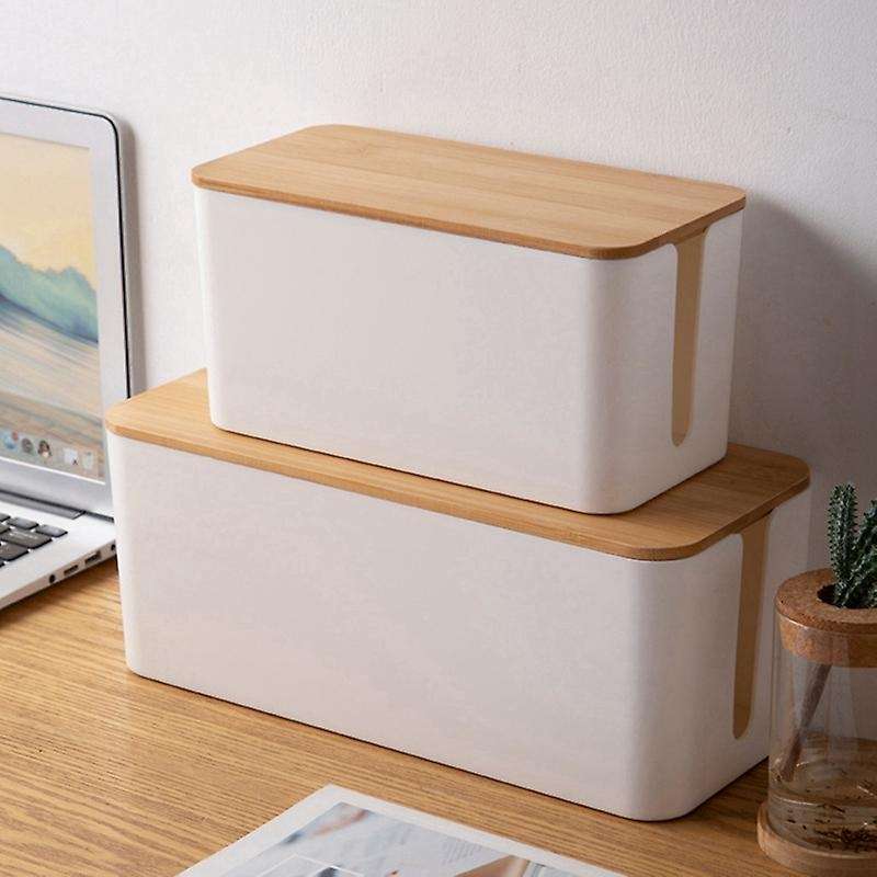 Cable Storage Box Power Socket Organizer Cable Tidy Storage Box-f