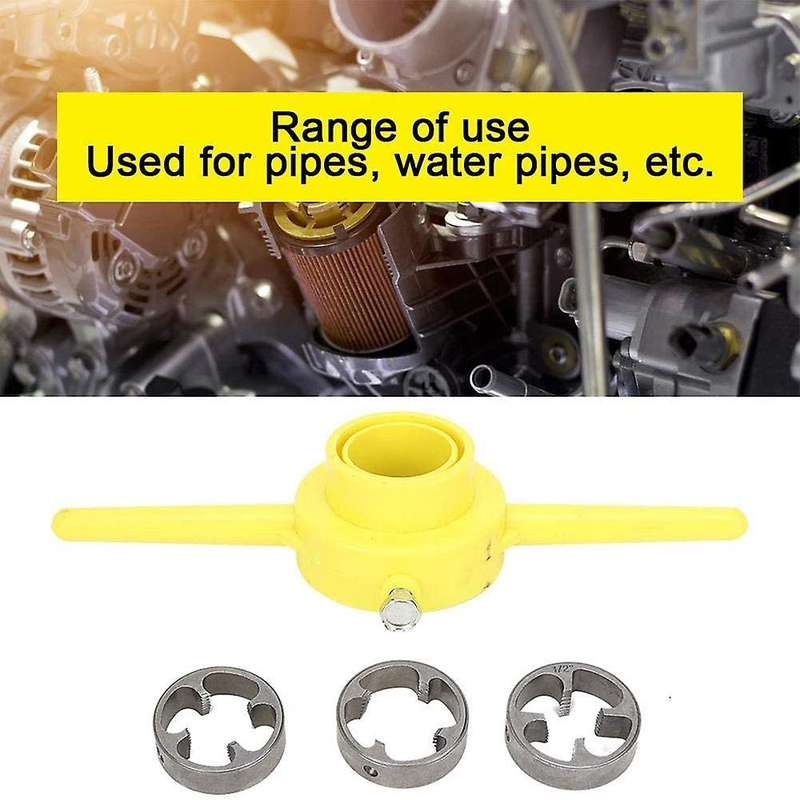 Pipe Thread Cutting Tool Pvc Thread Maker Npt Round Tool Set